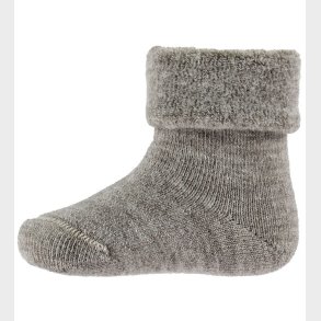 MiniPop Strmper - Uld - Brown Melange