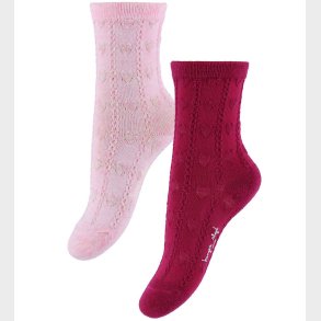 Konges Sljd Strmper - 2-pak - Heart Mix