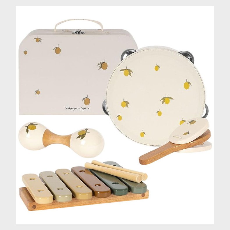 Konges Sljd Musikinstrumenter - Tr - Glossy - Lemon