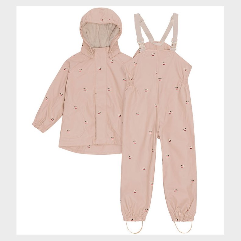 Konges Sljd Regntj m. Seler - PU - Rainy Palme - Cherry