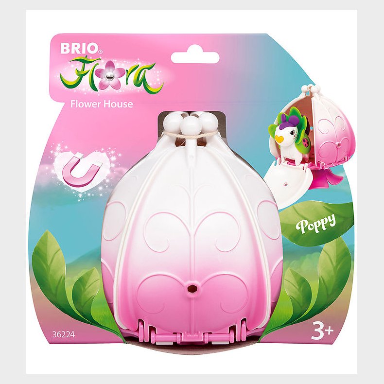 BRIO Flora Blomsterhus m. Figur - Poppy