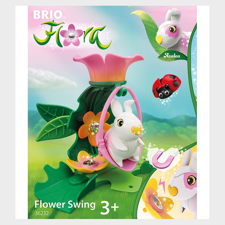 BRIO Flora Blomstergynge m. Figur - Azalea