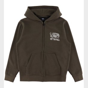 Vans Cardigan - Rippled - Coal Brown m. Print