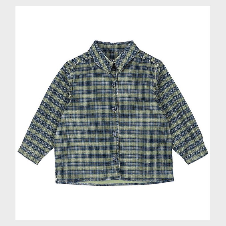 Konges Sljd Skjorte - Fljl - Cara - Laurel Blue Check