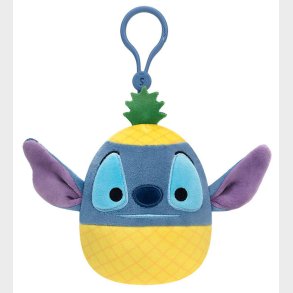 Squishmallows Bamse - 9 cm - Pineapple Stitch - Clip On