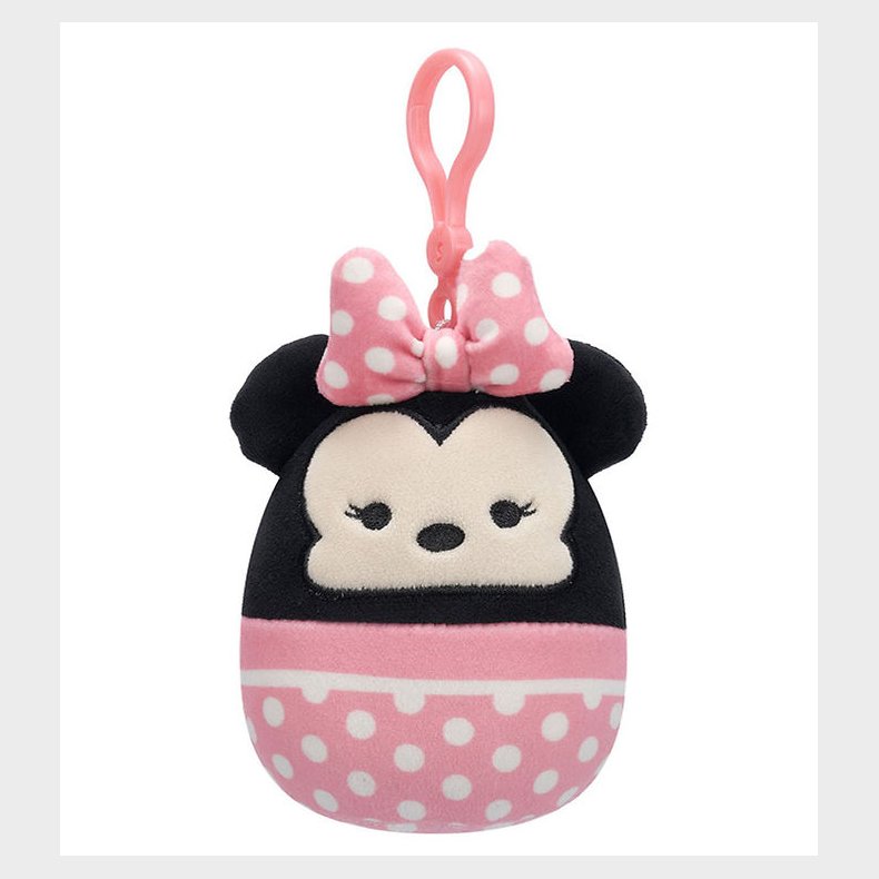 Squishmallows Bamse - 9 cm - Minnie Mouse - Clip On