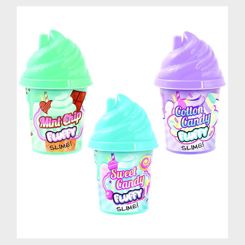 So Slime DIY-Slim - Fluffy Pop Slime Shaker - Assorteret