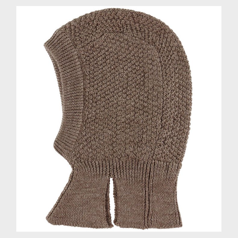 Kongs Sljd Elefanthue - Uld - 1-Lags - Strik - Fruity - Brun