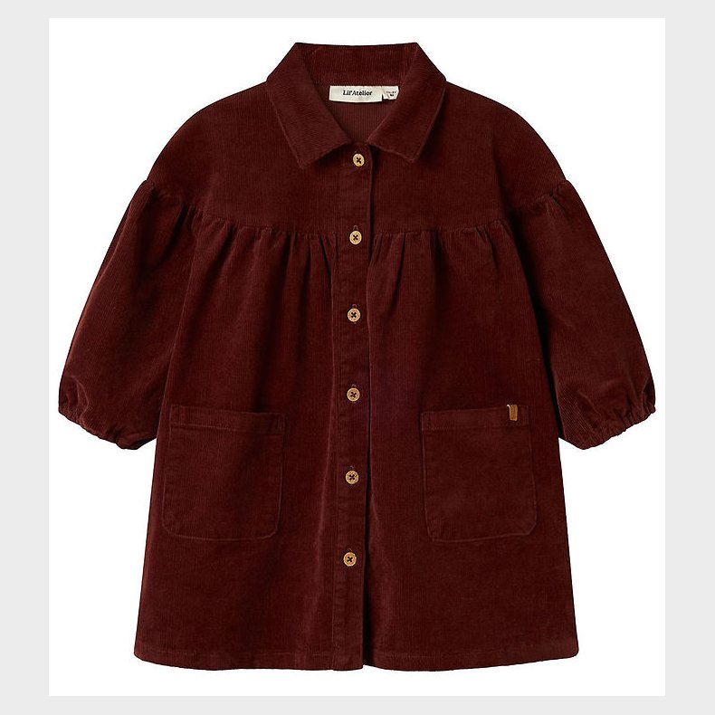 Lil Atelier Kjole - Fljl - NmfObert - Hot Chocolate