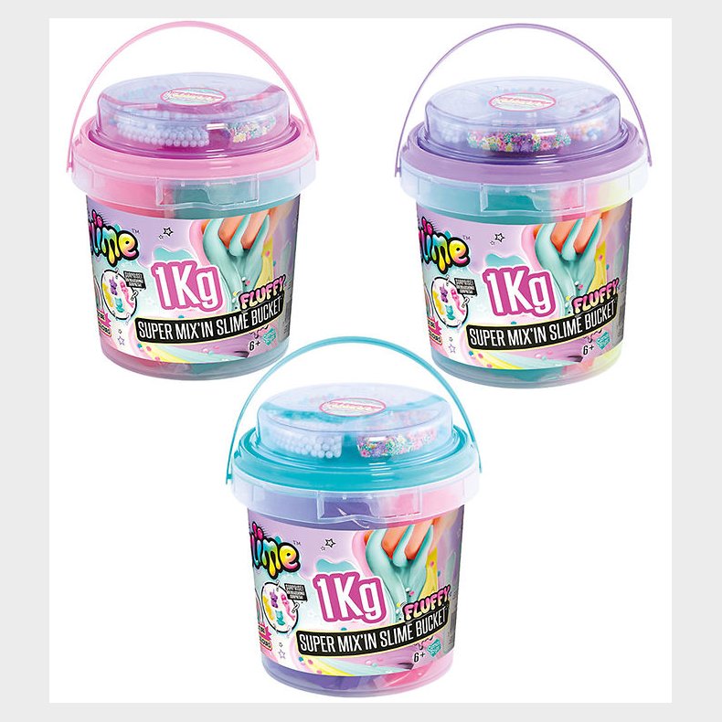 So Slime DIY-Slim - Super Mix'in Slime Bucket - Assorteret