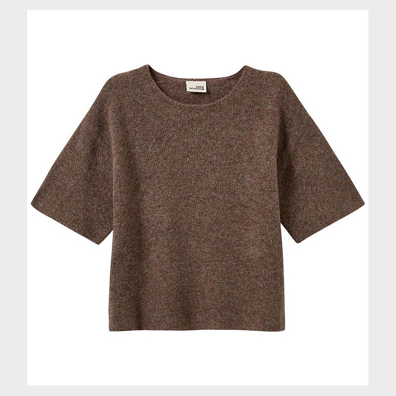 Sofie Schnoor T-shirt - Strik - CerinSY - Brown Melange