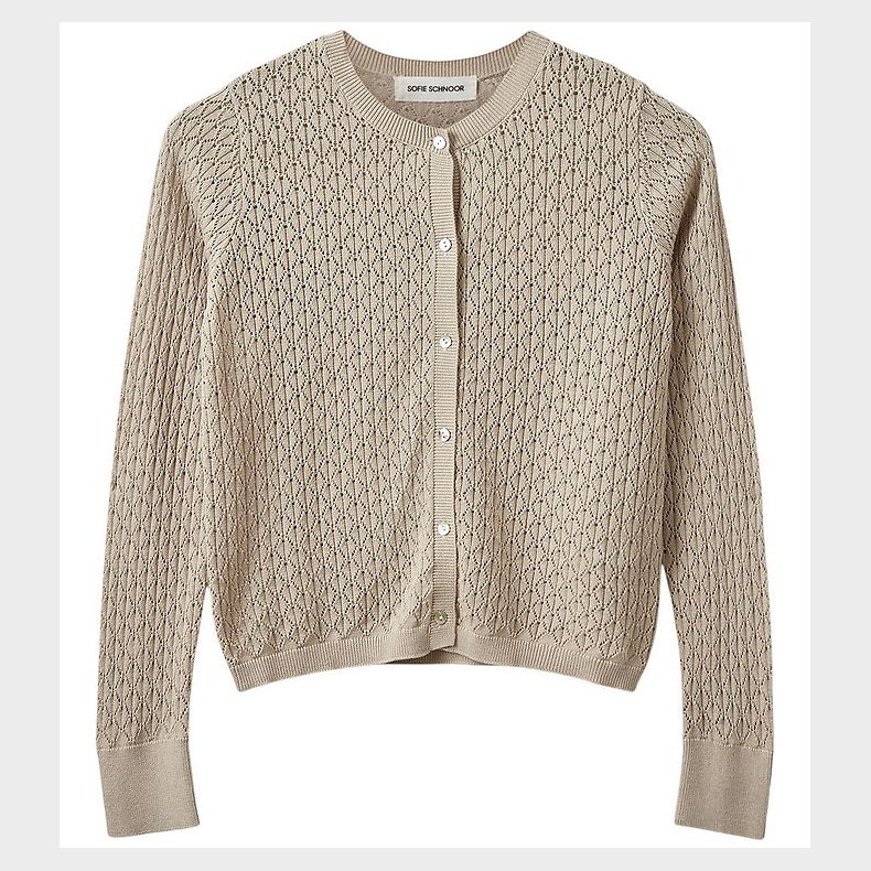 Sofie Schnoor Cardigan - Strik - CisseSY - Beige m. Hulmnster