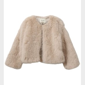 Sofie Schnoor Jakke - Imiteret Pels - FullaSY - Light Grey