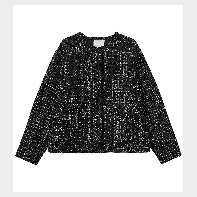 Sofie Schnoor Jakke - Hollysy - Sort m. Glimmertern