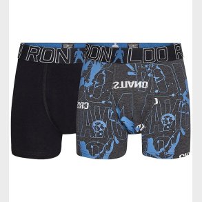 Ronaldo Boxershorts - Noos - 2-pak - Sort/Gr m. Bl