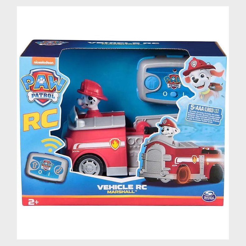 Paw Paw Patrol Fjernstyret Bil - 1:24 - Vehicle Marshall