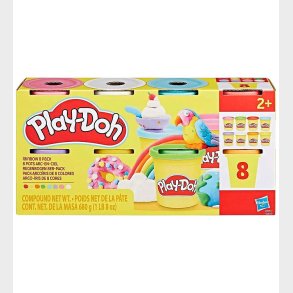 Play-Doh Modellervoks - 8-pak - 680g - Rainbow