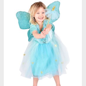 Den Goda Fen Udkldning - Fekjole m. Vinger/Tryllestav - Turkis