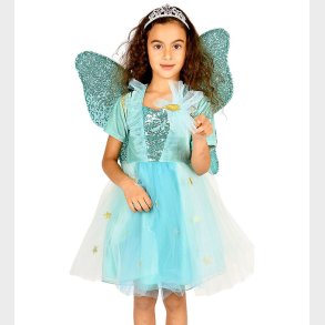 Den Goda Fen Udkldning - Fekjole m. Vinger/Tryllestav - Turkis