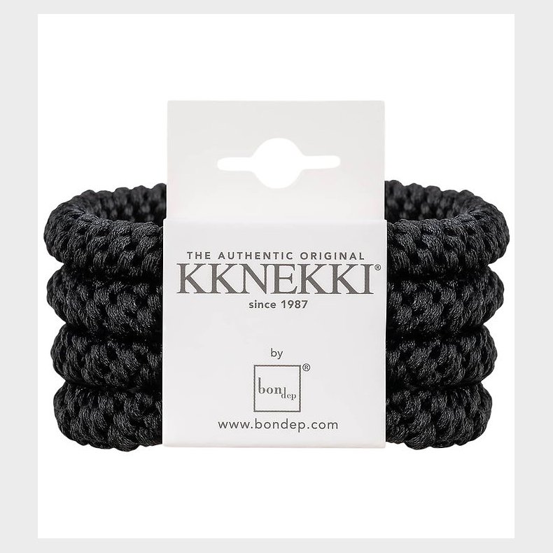 Kknekki Elastikker - 4-pak - Sort