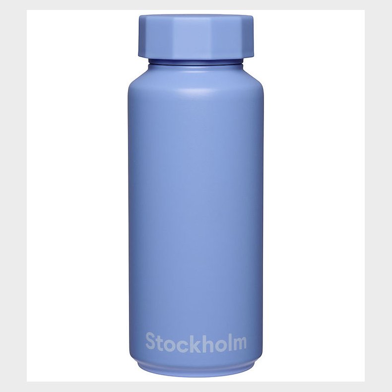Design Letters Termoflaske - 500 ml - Stockholm - Sky Blue