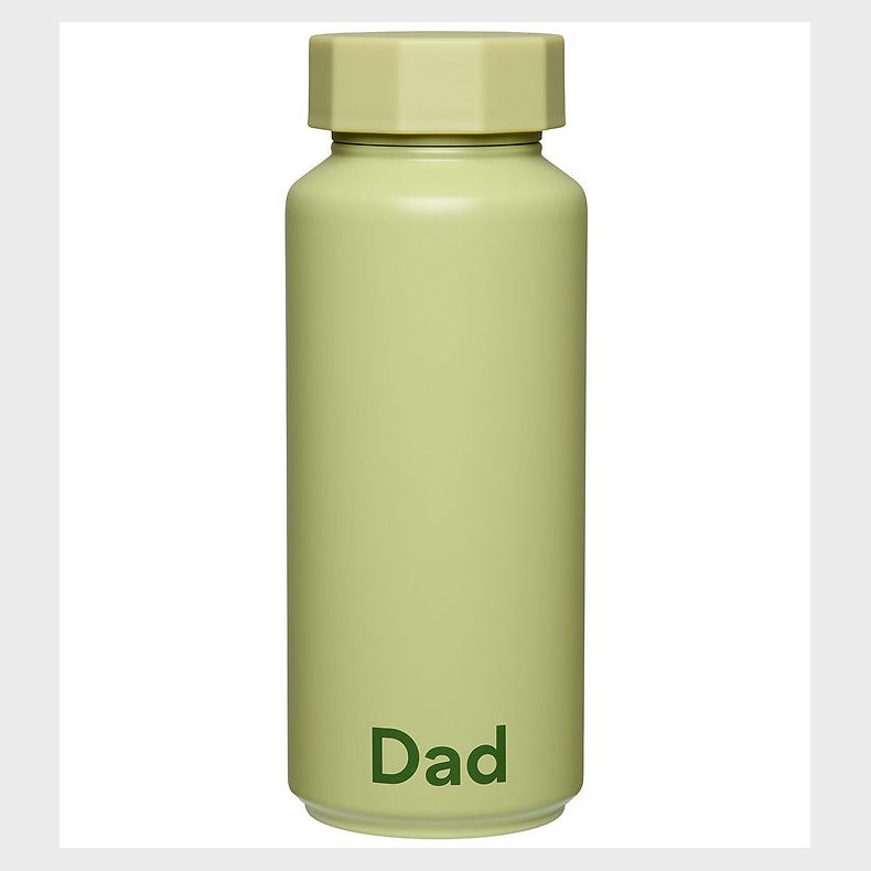 Design Letters Termoflaske 500 ml - Dad - Nile Green