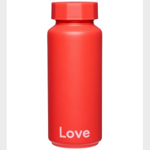 Design Letters Termoflaske 500 ml - Love - Cherry Tomato