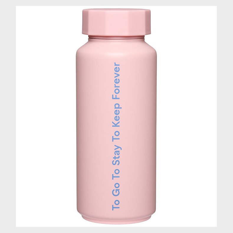 Design Letters Termoflaske 500 ml - To Go - Creole Pink