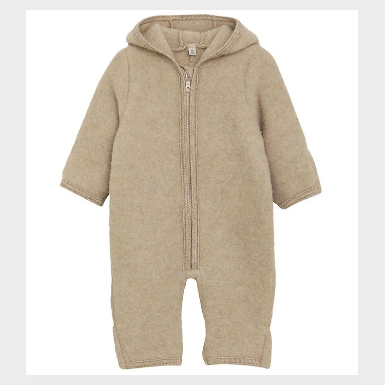 Huttelihut Kredragt - Uldfleece - Camel Melange m. rer