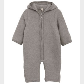 Huttelihut Kredragt - Uldfleece - Medium Grey Melange m. rer