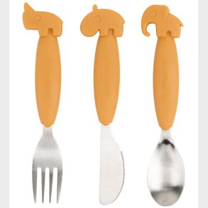 Done by Deer Bestik - 3 Dele - Deer Friends Mustard