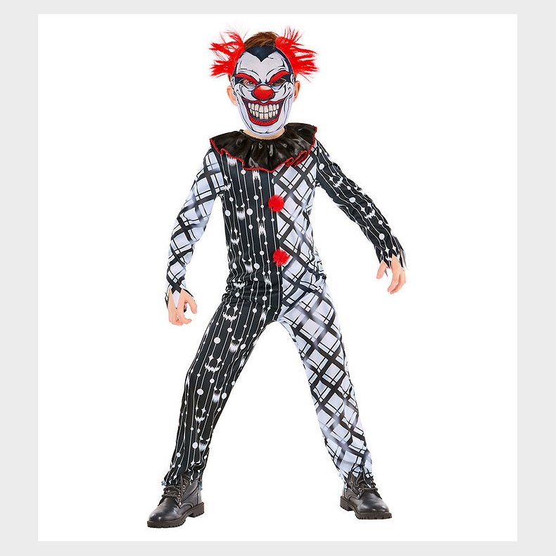 Rubies Udkl�dning - Monochrome Sinister Clown