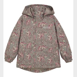 Minymo Vinterjakke - AOP - Roasted Cashew