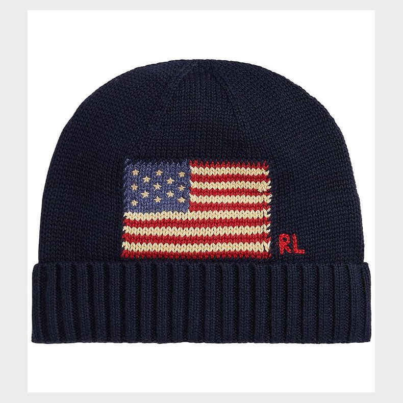 Polo Ralph Lauren Hue - Strik - Hunter Navy m. Flag