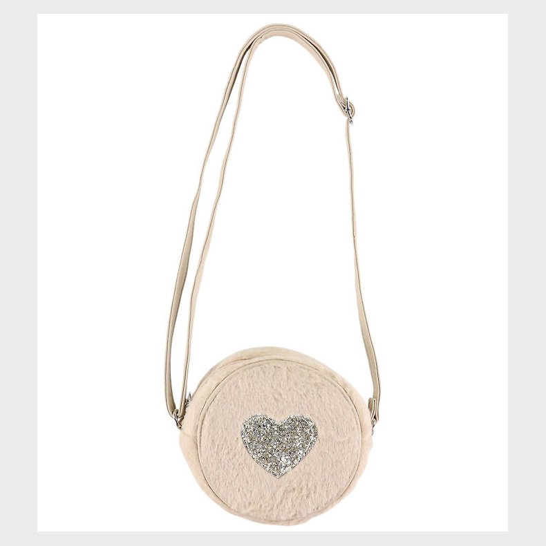 Sofie Schnoor Skuldertaske - Imiteret Pels - Mollysk - Beige m.