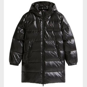 Tommy Hilfiger Dunfrakke - Long - Black