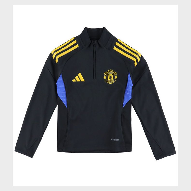 adidas Performance Tr�ningsbluse - Manchester United - Sort/Bl�/