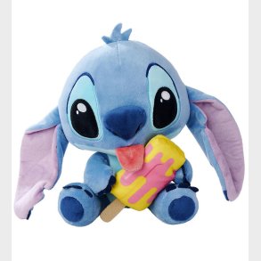 Disney Classic Plys Bamse - Stitch With Popsicle - 25 cm