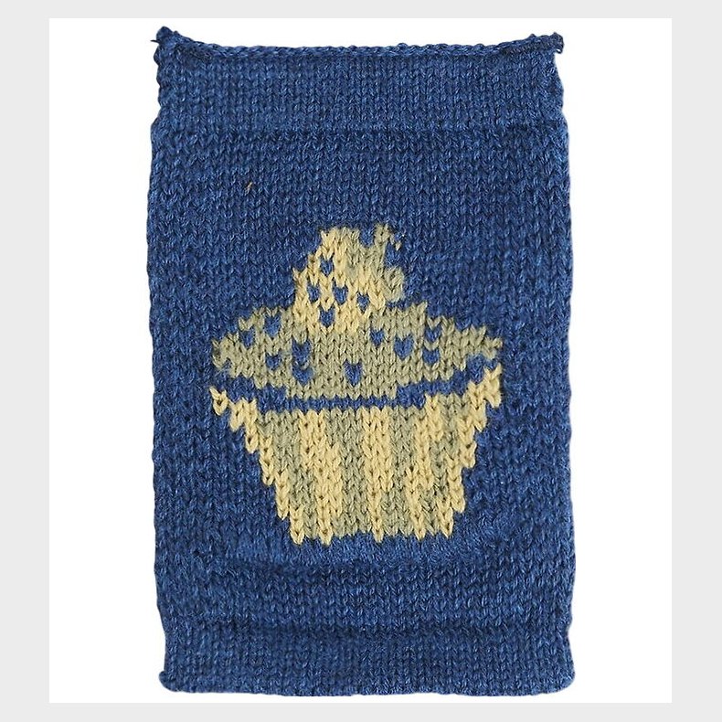 Smallstuff Strikket flag - Birthsday Cake - Blue