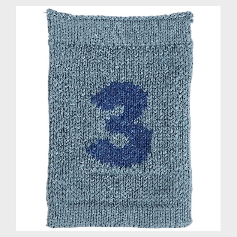 Smallstuff Strikket flag - 3 - Blue