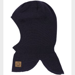 Mikk-Line Elefanthue - Strik - Uld/Akryl - 2-lags - Raisin