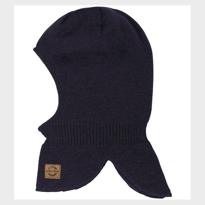 Mikk-Line Elefanthue - Strik - Uld/Akryl - 2-lags - Raisin