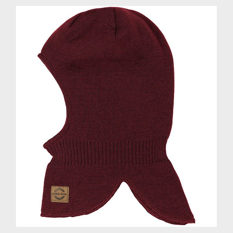 Mikk-Line Elefanthue - Strik - Uld/Akryl - 2-lags - Rum Raisin