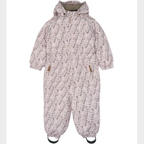 Mikk-Line Flyverdragter - Floral - Cloud Gray