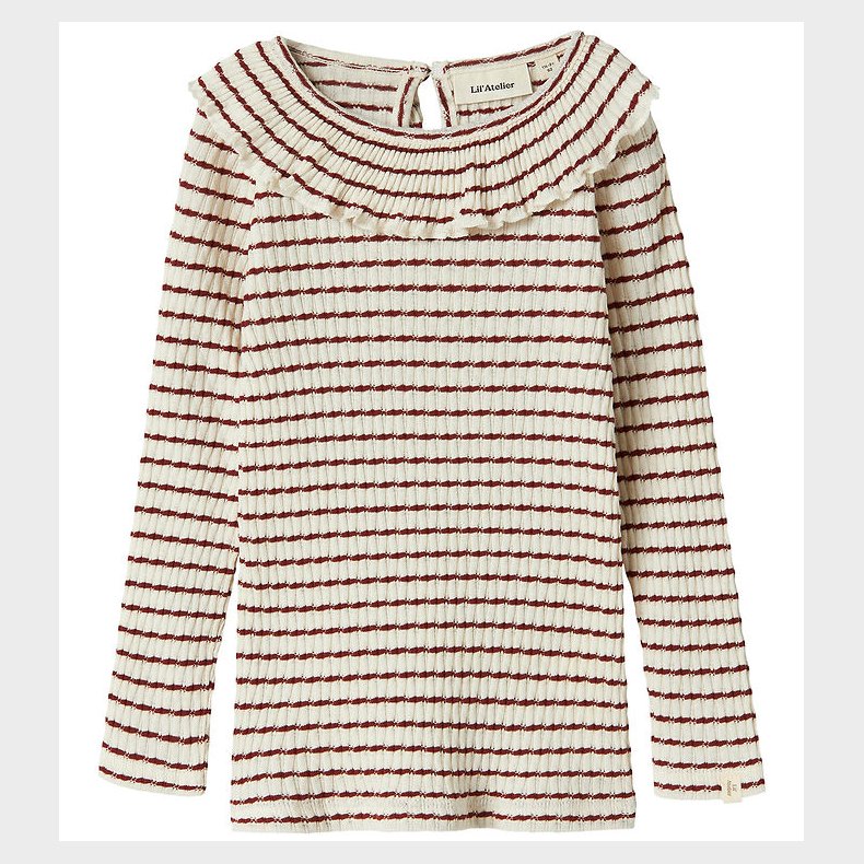 Lil Atelier Bluse - NmfOsophia - Hot Chocolate