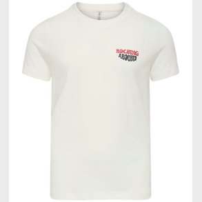 Kids Only T-shirt - KogRosie - Cloud Dancer/Rocking