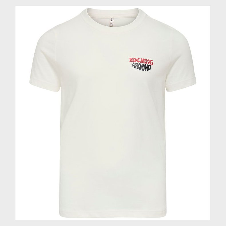 Kids Only T-shirt - KogRosie - Cloud Dancer/Rocking