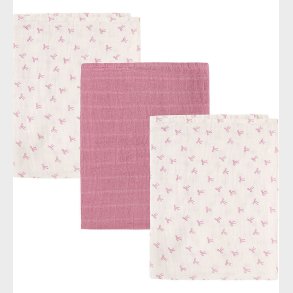 Pippi Stofbleer - Noos - 3-pak - 65x65 - Musselin - Mauve Orchid