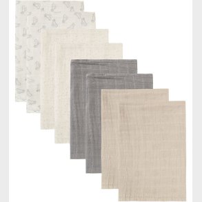 Pippi Stofbleer - Noos - 8-pak - 65x65 cm - Musselin - Alloy