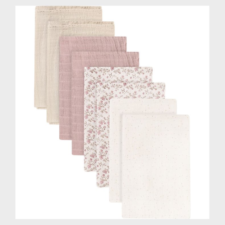 Pippi Stofbleer - Noos - 8-pak - 65x65 - Musselin - Violet Ice